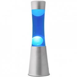 iTotal - Lava Lamp 40 cm - Silver Base, Blue Liquid and White Wax (XL1791) - Toys