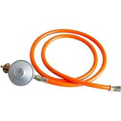 Cozze Regulator Set With 1.1 Metre Hose And Regulator 2 x 1/4" 30 Mbar (DE) - Garden, Patio and Outdoor