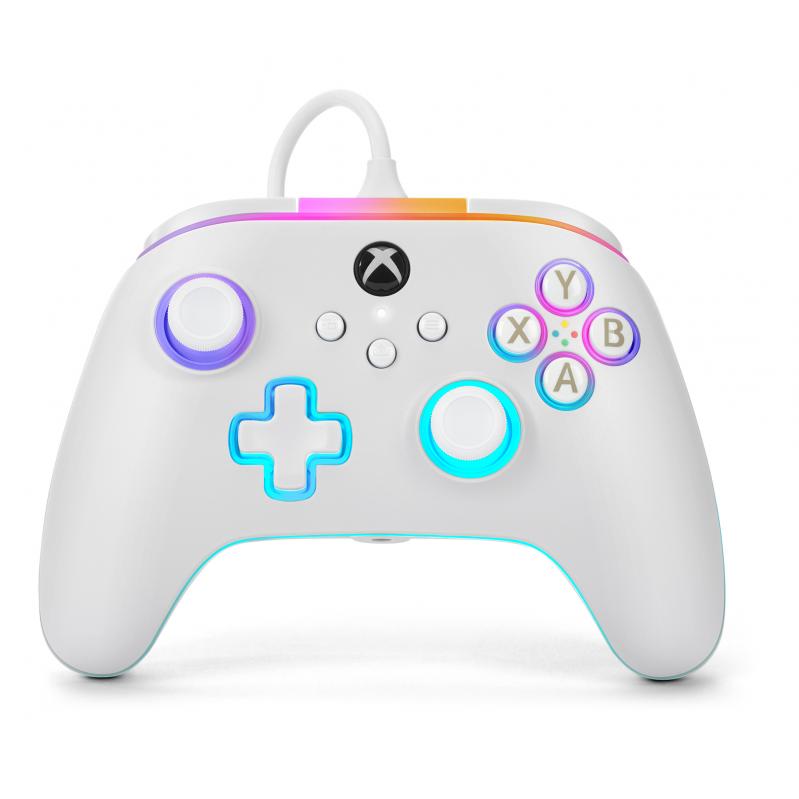 PowerA Advantage Wired Controller for Xbox Series X - S with Lumectra White - Xbox Series X