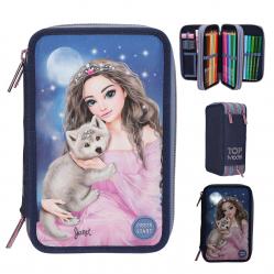 TOPModel - Triple Pencil Case LED WOLF ( 0413150 ) - Toys