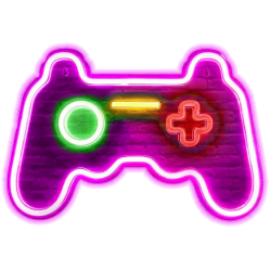 MECHARITE - Controller LED Neon Skilt - Pink - Fan Shop and Merchandise