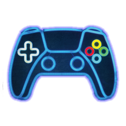 MECHARITE - Controller LED Neon Skilt - Blue V2 - Fan Shop and Merchandise