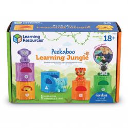 Learning Resources - Peekaboo Learning Jungle (LSP6815-SCA) - Toys