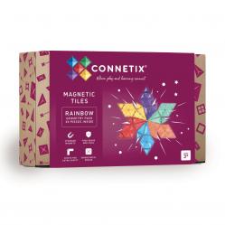 Connetix - Rainbow Geometry Pack 30 Pieces - (CT-R-00030-GE) - Toys