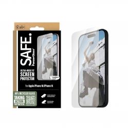 SAFE - PanzerGlass - Screen Protection - iPhone 15 & 16 - Ultra Wide Fit - Electronics