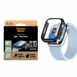 PanzerGlass - Screen Protector Apple Watch 10 - 45mm - FullBody Slim - Black - Electronics