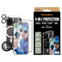 PanzerGlass - iPhone 16 Pro 6.3 Pro 4-in-1 Protection Bundle - Electronics