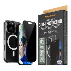PanzerGlass - iPhone 16 Pro 63 3-in-1 Privacy P Bundle - Electronics
