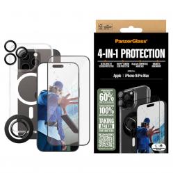 PanzerGlass - iPhone 16 Pro Max 6.9 4-in-1 Protection Bundle - Electronics