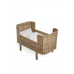 Smallstuff - Rosaline doll bed - natural seagrass (53000-03) - Toys