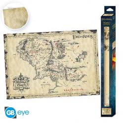 LORD OF THE RINGS - Parchment poster - Middle Earth - Fan Shop and Merchandise
