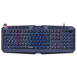 Speedlink - LUDICIUM RGB Rainbow Gaming Keyboard, black - US Layout - Computers