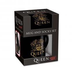 Pyramid International - QUEEN Mug AND Sock Set - UK sizes 3-8 EU 36-41 - Fan Shop and Merchandise