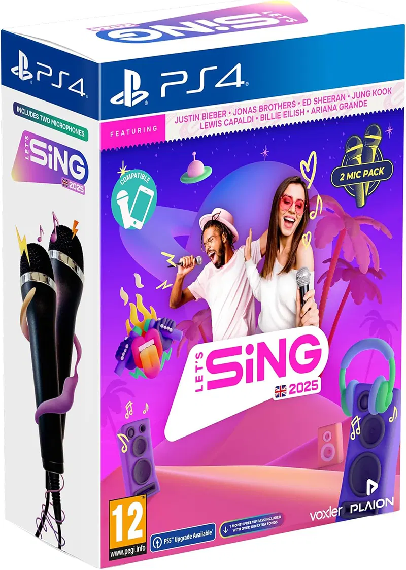 Let's Sing 2025 (Double Mic Bundle) - PlayStation 4
