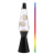 iTotal - LED Lava Lamp with Color-changing Light, White Wax and Black Base - Black - 36 cm (XL2937) - Toys