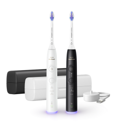 Philips - Sonicare White AND Black Electric Toothbrushes Series 6500 HX7419-01 - Health and Personal Care