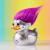 Numskull - Trolls Tubbz 1st ED Silver (Purple Hair) - Fan Shop and Merchandise