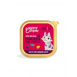 Edgard Cooper - Cat Senior Vetfood Pate - Chicken-Turkey - 85g - Pet Supplies