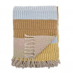 Creative Collection - Isnel Throw - Yellow - Recycled Cotton - Home and Kitchen