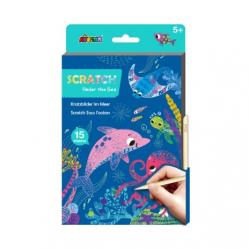 Avenir Under the Sea A5 Scratch Book 58CH221828 Toys