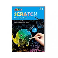 Avenir - Scratch Mini Book - Under the Sea (58CH211656) - Toys