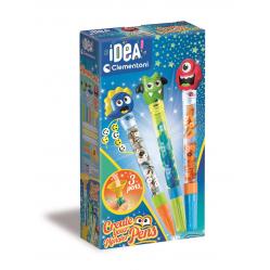 Clementoni - Create Your Pens Monster Kit - I-18833 - Toys