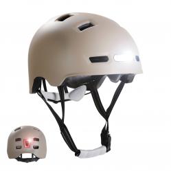 Crazy Safety - Matt Sand Urban Bicycle and Skater Helmet - Sand - L 57-61cm - Toys