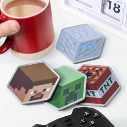 Minecraft Metal Coasters - Fan Shop and Merchandise