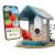 BirdBuddy - Smart Bird Feeder 2.0 Blue with Solar Panel - Pet Supplies