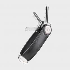 Orbitkey - Hybrid Leather Key Organiser - Black - Gadgets