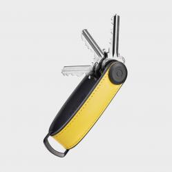 OrbitKey - Hybrid Leather Key Organiser - Solar Yellow - Gadgets