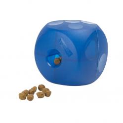 BUSTER - Soft Cube Blue 12x12cm treat dispenser - Pet Supplies
