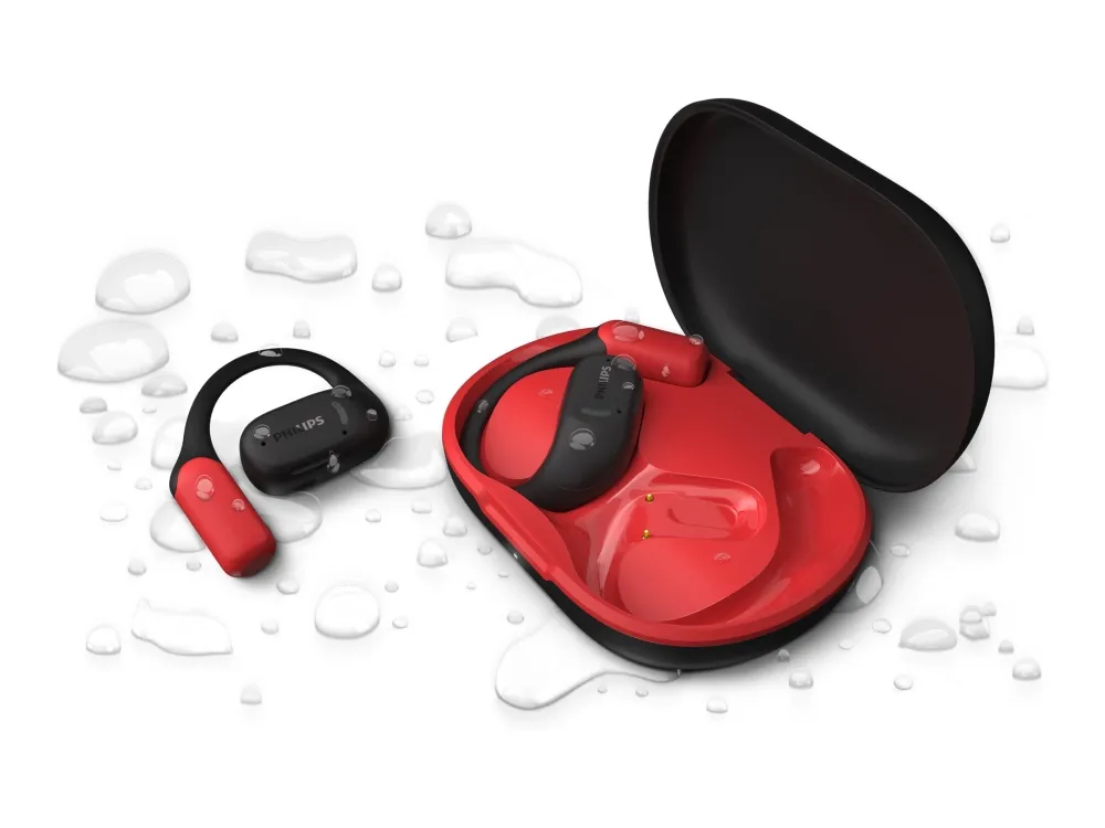 Philips Audio - TAA6709BK/00 Wireless Sports Headphones – Superior Sound for Active Lifestyles - Electronics