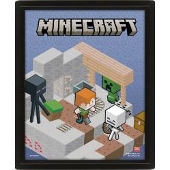MINECRAFT SWITCHING TERRAIN LENTICULAR POSTER FLIP - Fan Shop and Merchandise