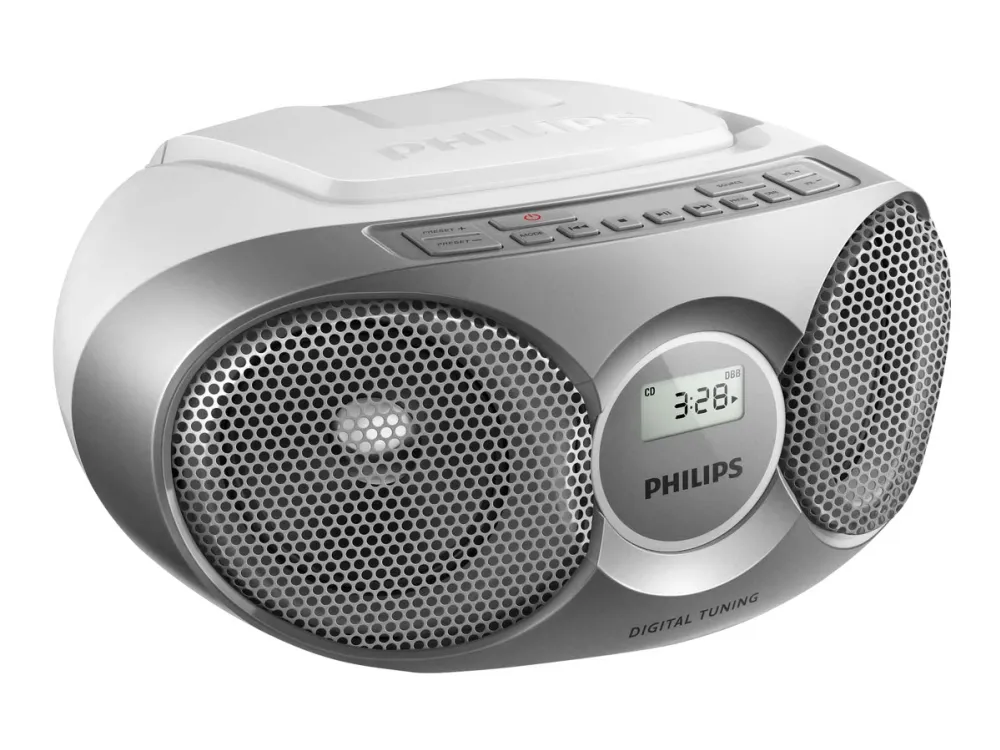Philips Audio - AZ215S-12 Portable Stereo System Compact and Powerful Audio Solution - Electronics