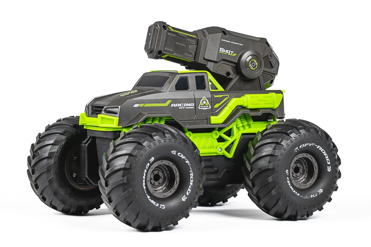 TEC-TOY - Water Shooting R-C car 24GHz 74V 500mAh - Green 534646 - Toys