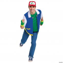 Disguise - Pokemon Adults Classic Costume - Master Ash Ketchum 120069SM-20L - Gadgets