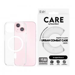 CARE by PanzerGlass - Flagship Case Transparent Urban Combat w. White MagSafe - iPhone 15 - Electronics