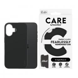 CARE by PanzerGlass - Case - Black w. MagSafe - iPhone 16 - Electronics