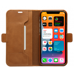 dbramante1928 - Copenhagen Slim Wallet Case - Brown - iPhone 12 Pro Max - Electronics