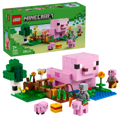 LEGO - Minecraft - The Baby Pig House (21268) - Toys