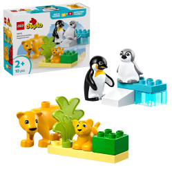 LEGO - DUPLO Town - Wild Animal Families: Penguins & Lions (10442) - Toys