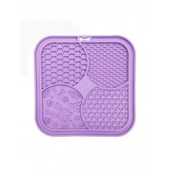 Nordic paws - Lickmat for Cat - Lily - Purple - 20x20cm - Pet Supplies