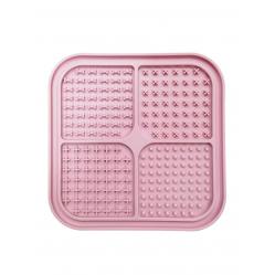 Nordic paws - Lickmat Puppy - Pink - 20x20cm - Pet Supplies