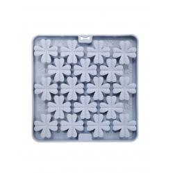 Nordic paws - Lickmat Flower - Grey - 20x20cm - Pet Supplies