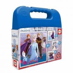 Disney - 2 4 in 1 - Suitcase - 12 pieces - Frozen 018114 - Toys
