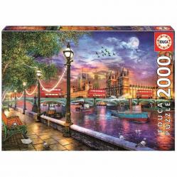 Puzzle - 2000 pieces - London Sunset 80-19046 - Toys