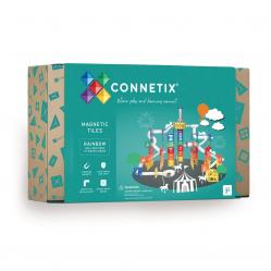 Connetix - Rainbow Ball Run Pack 92 Pieces - CT-R-00092-BR - Toys