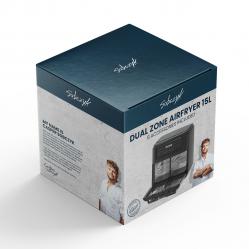 Sobczyk - Dual Zone Airfryer - 15L with Accessories - Home and Kitchen