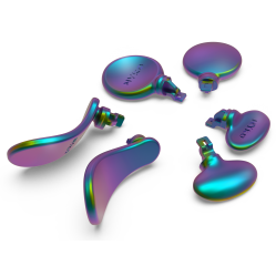 Nyko Edge Paddles Rainbow - PlayStation 5
